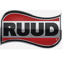 Ruud heating, cooling and water heating equipment.